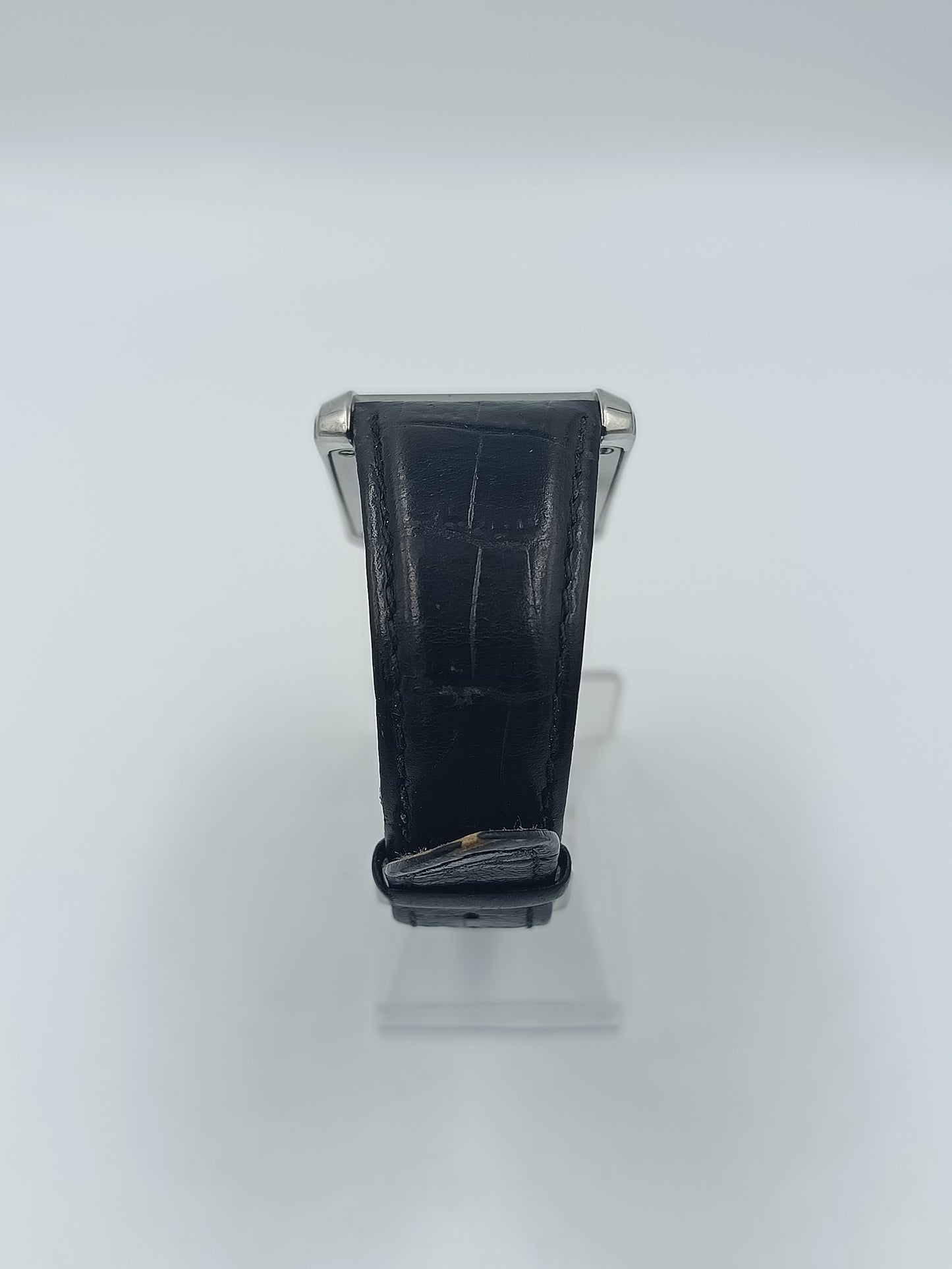 Marquis Funkuhr Herrenarmbanduhr Radio Controlled rechteckig mit Lederarmband