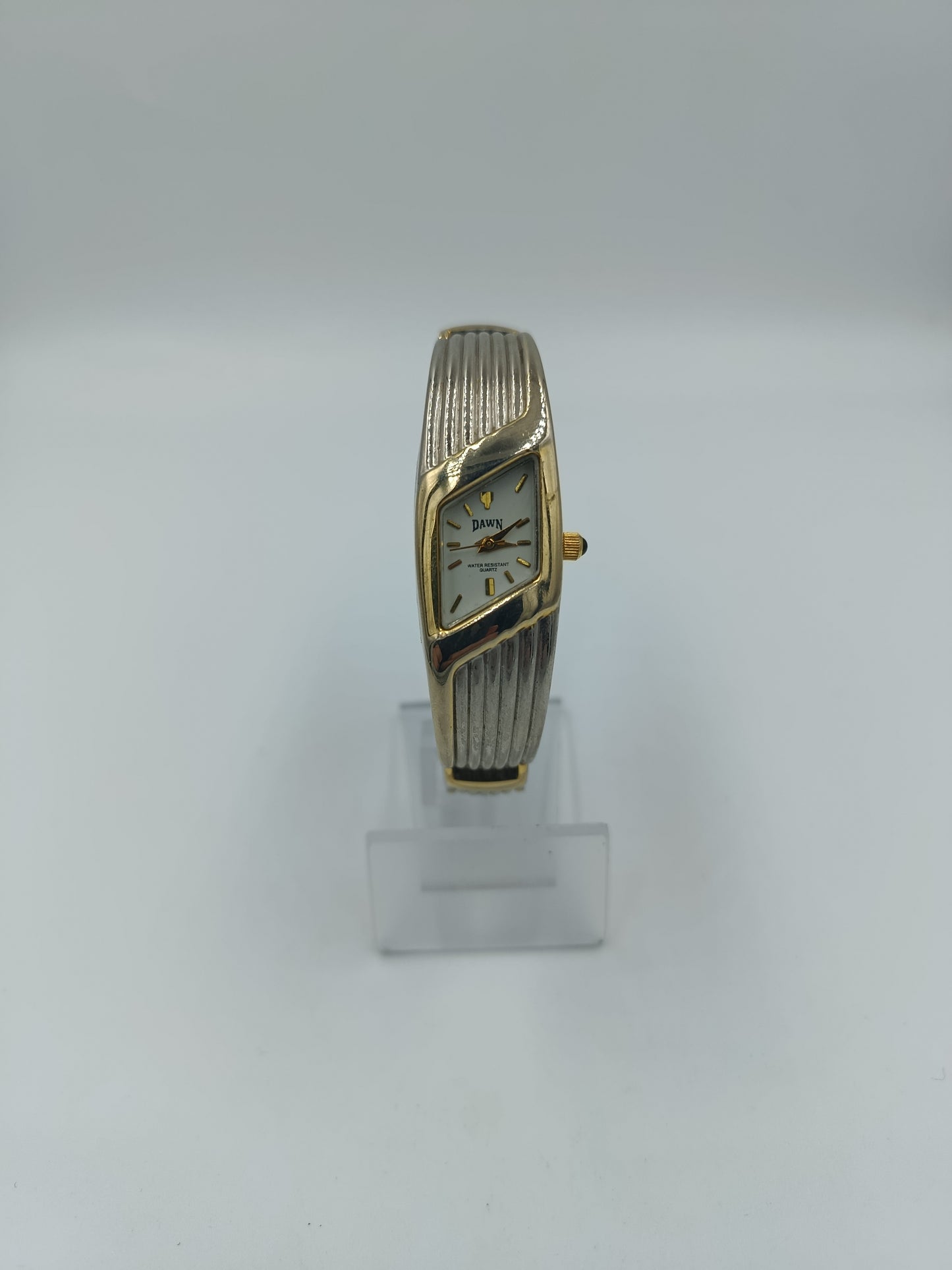 Dawn Damenarmbanduhr in Bicolor Design mit integriertem Metallarmband