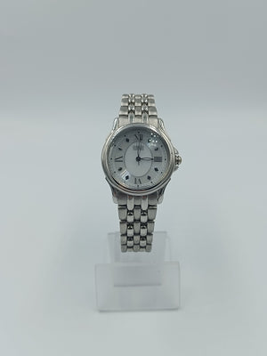 Citizen Eco-Drive Damenarmbanduhr Edelstahl silber Solar Funk Uhr