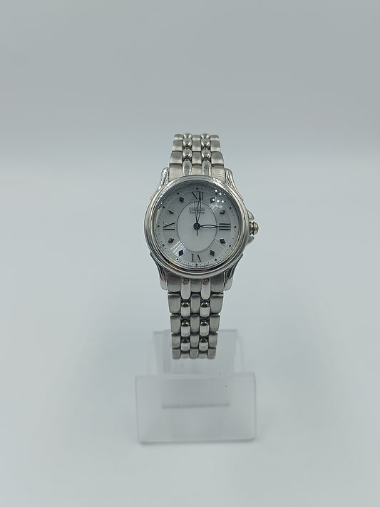 Citizen Eco-Drive Damenarmbanduhr Edelstahl silber Solar Funk Uhr