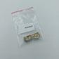 Vintage Ohrclips in Goldoptik mit funkelnden Strasssteinen Swarovski