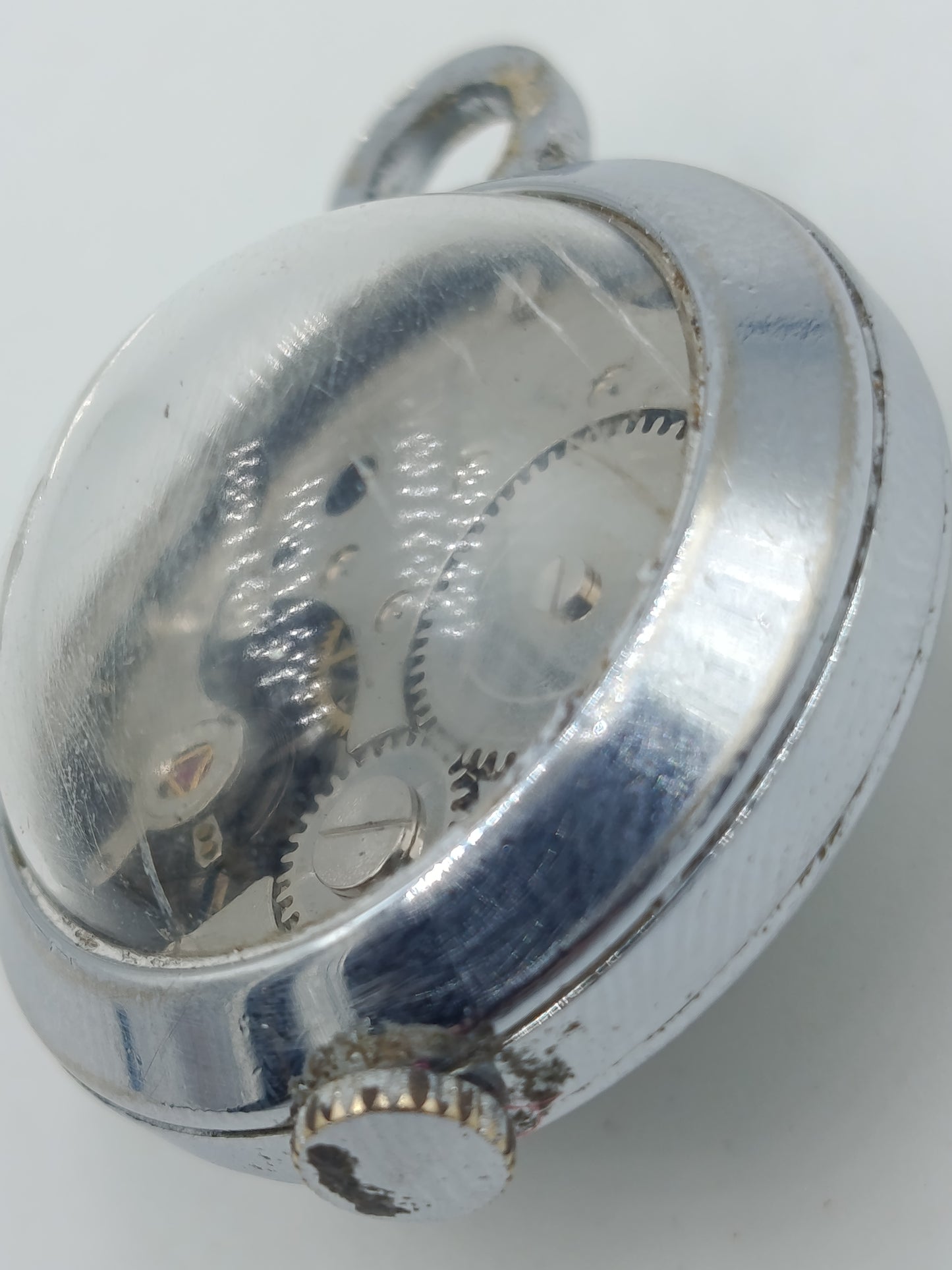 Vintage Anhängeruhr Lausannes Swiss mechanische Taschenuhr klein