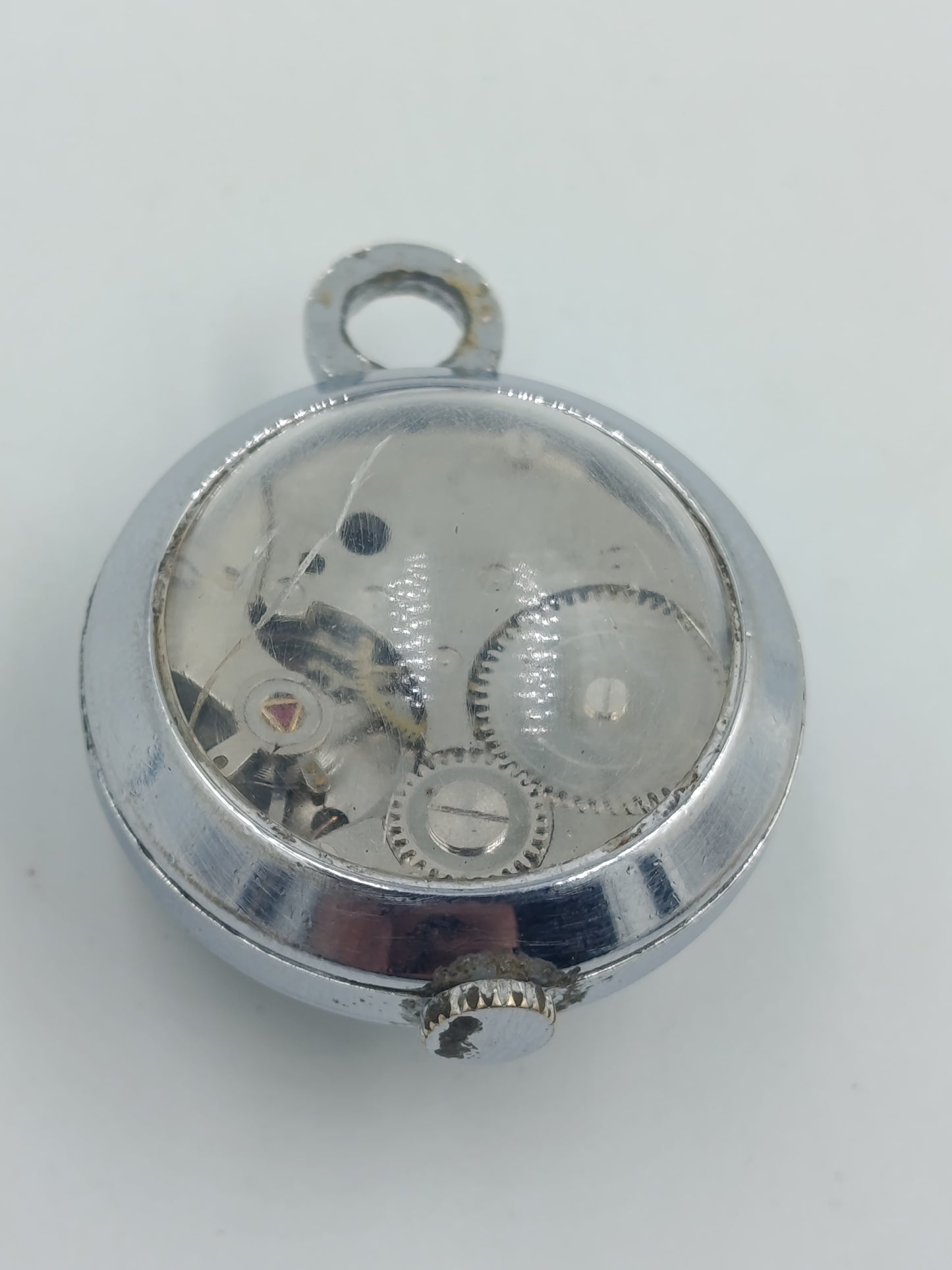 Vintage Anhängeruhr Lausannes Swiss mechanische Taschenuhr klein