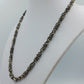 Vintage Kette im Byzantiner Stil Zweifarbiges Metall Geflochtenes Design