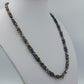 Vintage Kette im Byzantiner Stil Zweifarbiges Metall Geflochtenes Design