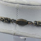 Vintage Kette im Byzantiner Stil Zweifarbiges Metall Geflochtenes Design