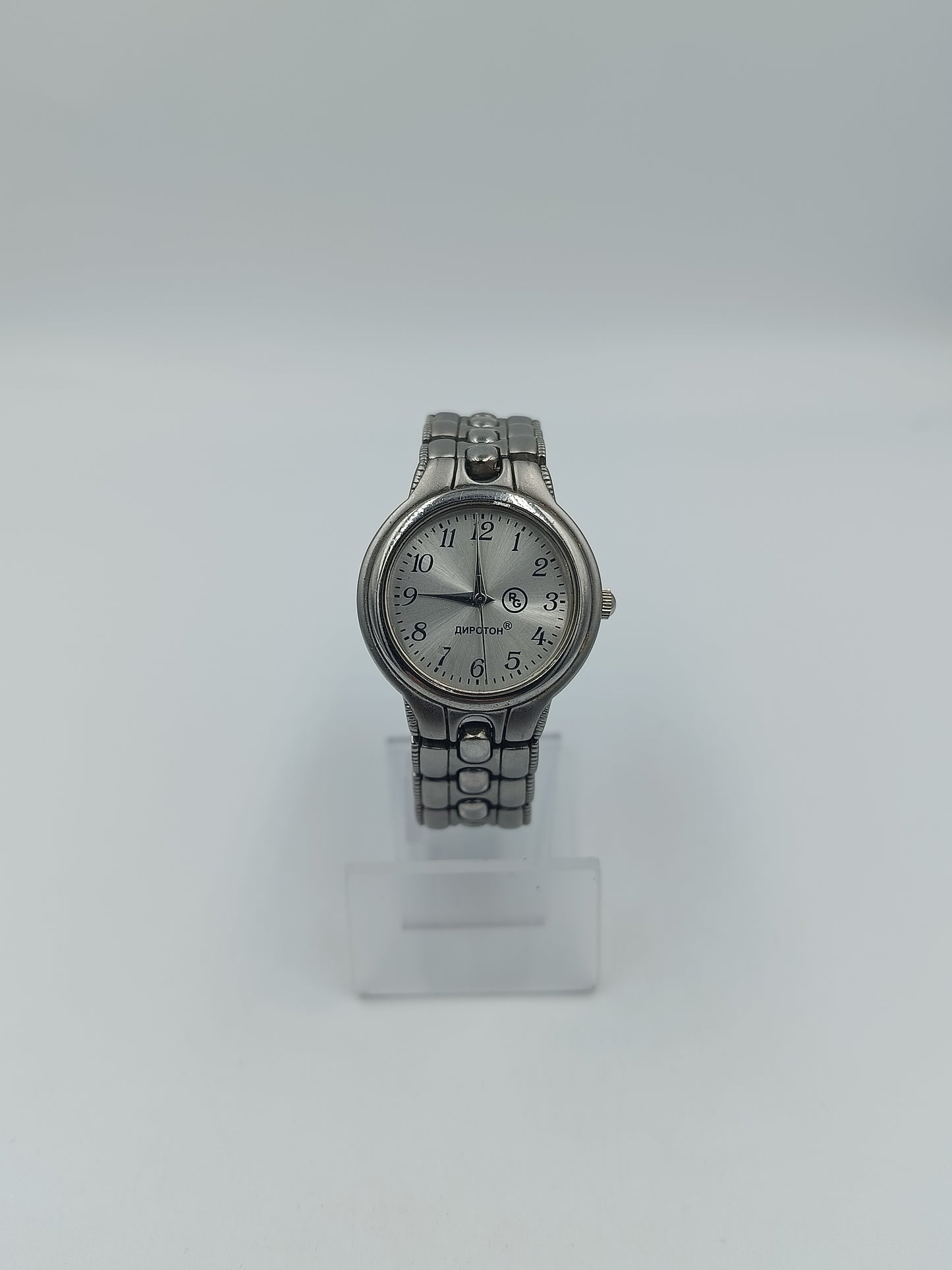 Vintage Poljot 100 Jubiläum Damenarmbanduhr CCCP Sowjetunion Edelstahl