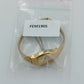 Adec Damen Quarz Armbanduhr in Goldoptik mit flexiblem Metallarmband