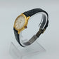 Tissot Damen Armbanduhr Swiss Made Goldfarben Lederarmband Kleine Sekunde