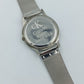 Elegante CK Calvin Klein Damenarmbanduhr mit Milanaiseband und römischen Ziffern