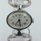 Vintage Anker 85 Damenarmbanduhr Silberfarben Mechanisch 17 Rubis