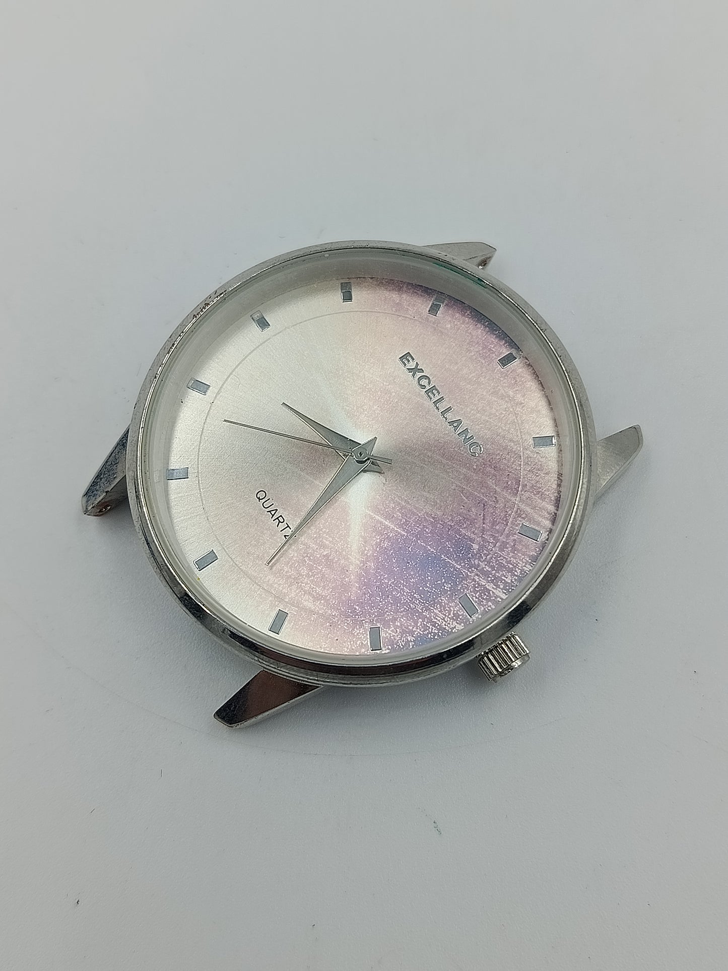 Excellanc Quartz Armbanduhr Perlmuttoptik Zifferblatt silberfarben