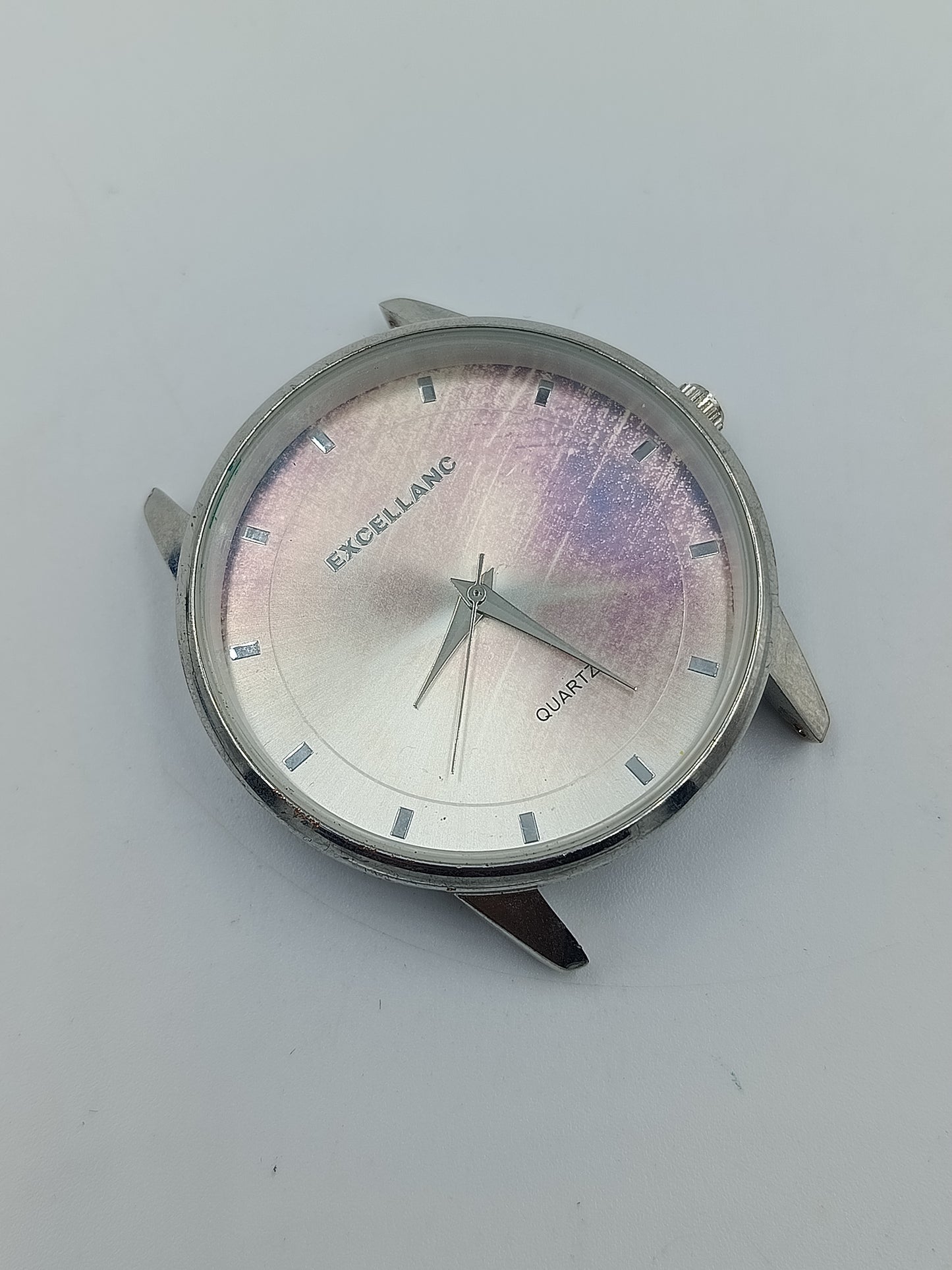 Excellanc Quartz Armbanduhr Perlmuttoptik Zifferblatt silberfarben