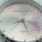 Excellanc Quartz Armbanduhr Perlmuttoptik Zifferblatt silberfarben