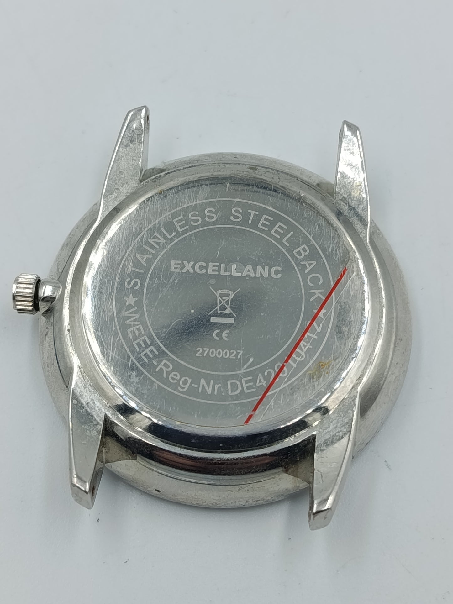 Excellanc Quartz Armbanduhr Perlmuttoptik Zifferblatt silberfarben
