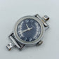 Timex Vintage Damen Armbanduhr Handaufzug blaues Zifferblatt Edelstahlboden
