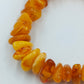 Wunderschönes Bernstein Armband elastisch in Honigfarben Naturstein
