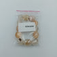 Perlen Armband elastisch: Dekorativ in Creme & Apricot