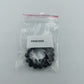 Elastisches Lava Stein Armband in Schwarz mit Anhänger von enso