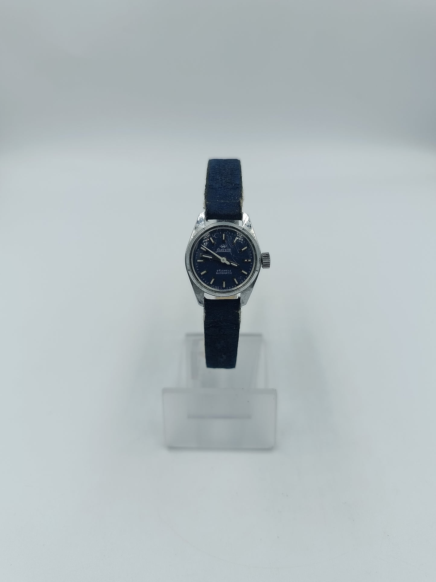Klassische Forest Damen Armbanduhr Automatic mit blauem Zifferblatt