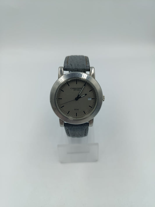 C Melchers Seit 1806 Herren Armbanduhr mit Datumsanzeige und 50M Angabe