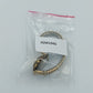 Klassische  Bergana Damen Armbanduhr in Goldoptik mit elastischem Metallarmband