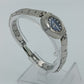 Moritz Ancre Vintage Damen Armbanduhr mit blauem Zifferblatt