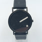 Minimalistische Damen Armbanduhr in Schwarz mit modernem Design