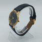 Elegante Damen Armbanduhr MC Quartz in Gold mit Strass Details