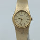 Seiko Quartz Damenarmbanduhr mit goldfarbenem Gehäuse und feinem Milanaiseband