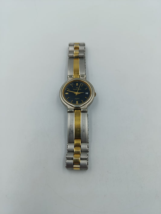 Daniel Klein Sassy Damenarmbanduhr Bicolor mit Datumsanzeige