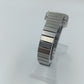 Seiko Quartz Damenarmbanduhr Silberfarben mit rechteckigem Gehäuse Defekt