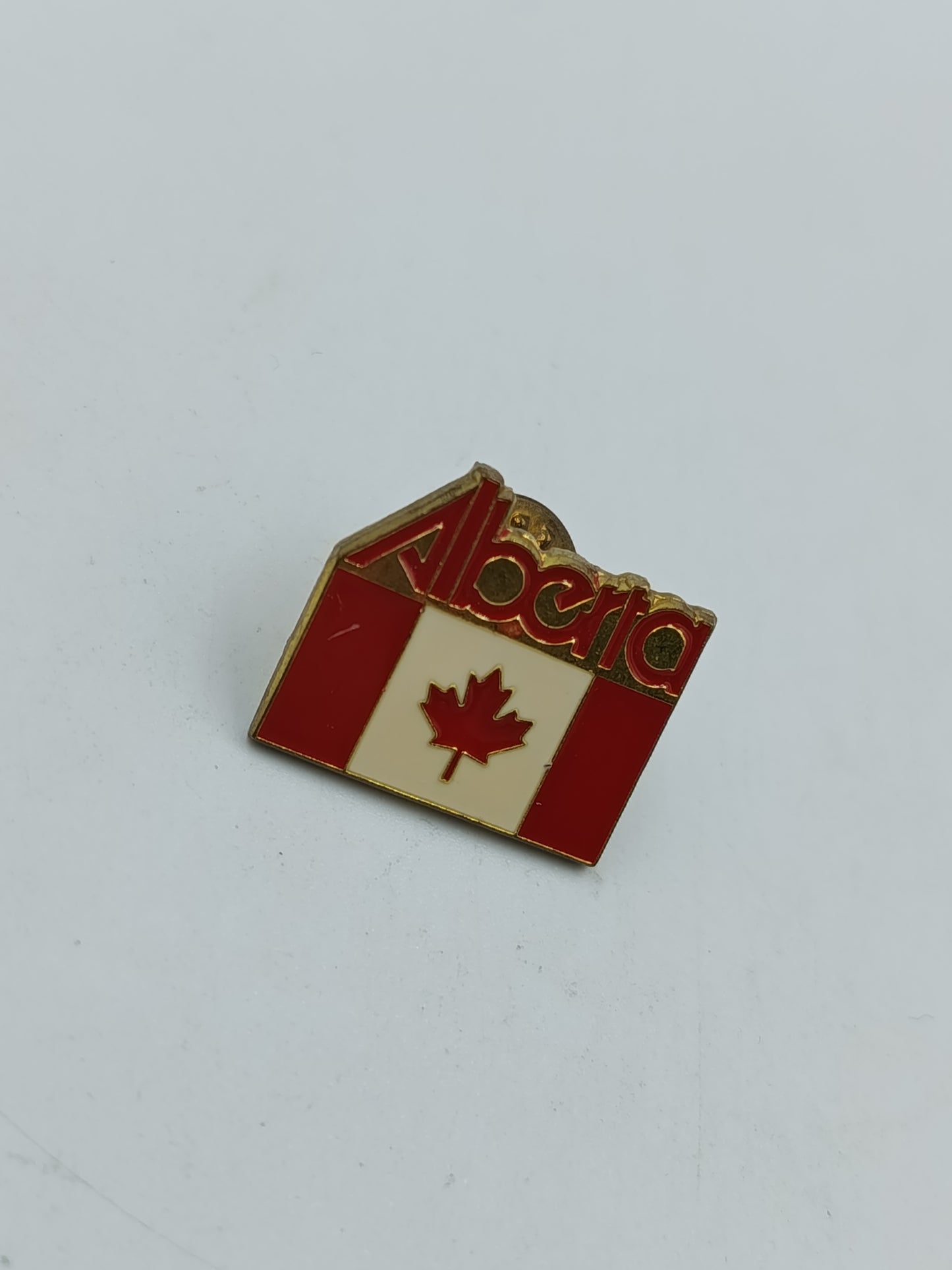 Vintage Alberta Kanada Flagge Emaille Pin Anstecker Souvenir Canada