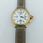 OOZOO Steel Armbanduhr Goldfarben Lederarmband Datum Herren Uhr Defekt