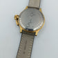OOZOO Steel Armbanduhr Goldfarben Lederarmband Datum Herren Uhr Defekt