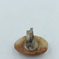 Vintage Naturstein Ring Braun Beige Verstellbar Statement Ring Damen