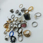 Großes Ringe Konvolut mit verschiedenen Damenringen in unterschiedlichen Designs