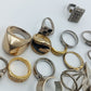 Großes Ringe Konvolut mit verschiedenen Damenringen in unterschiedlichen Designs