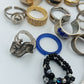 Großes Ringe Konvolut mit verschiedenen Damenringen in unterschiedlichen Designs