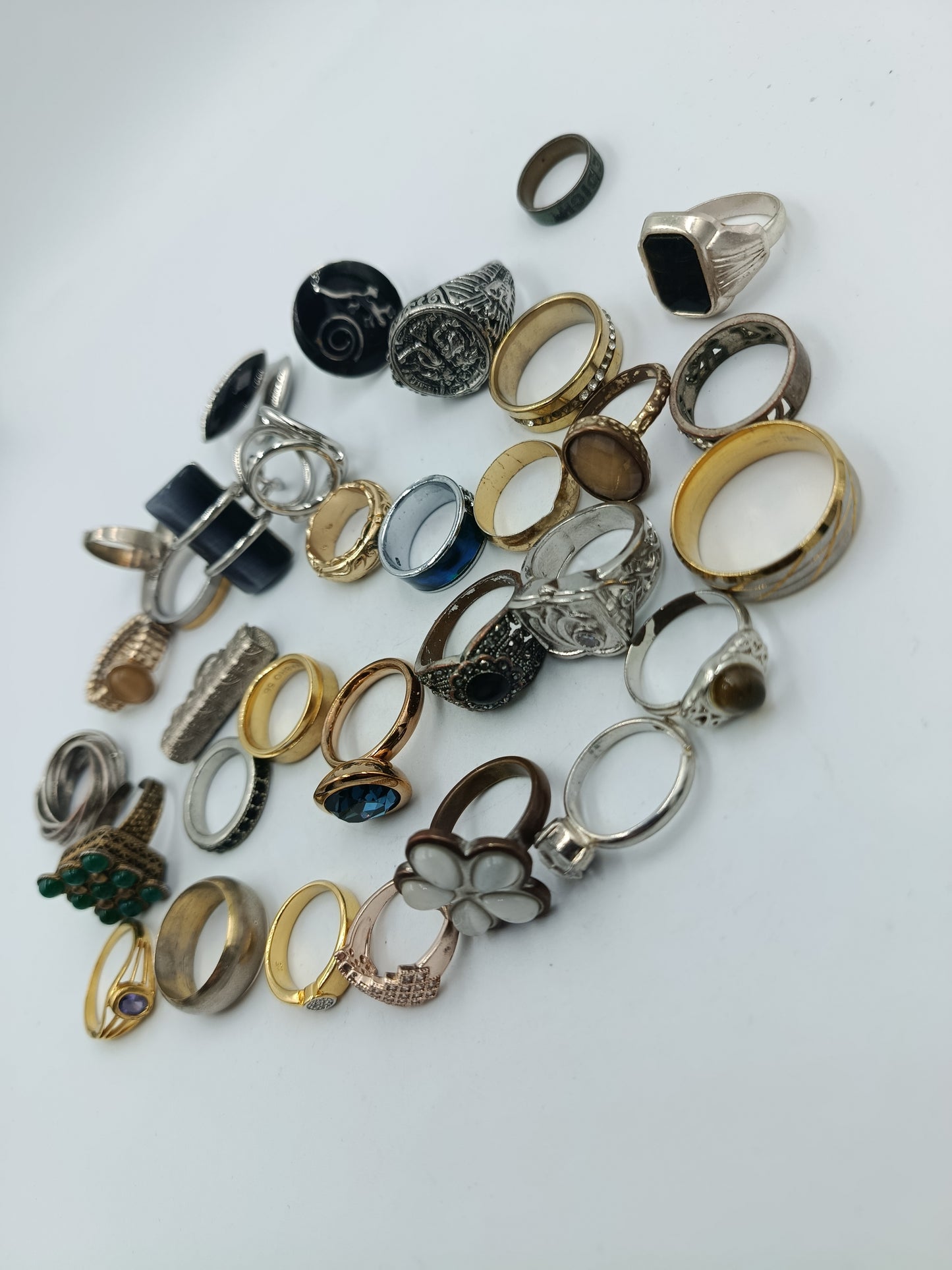Großes Ringe Konvolut  Damenringe Modeschmuck Sammlung 215g