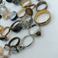 Großes Ringe Konvolut  Damenringe Modeschmuck Sammlung 215g