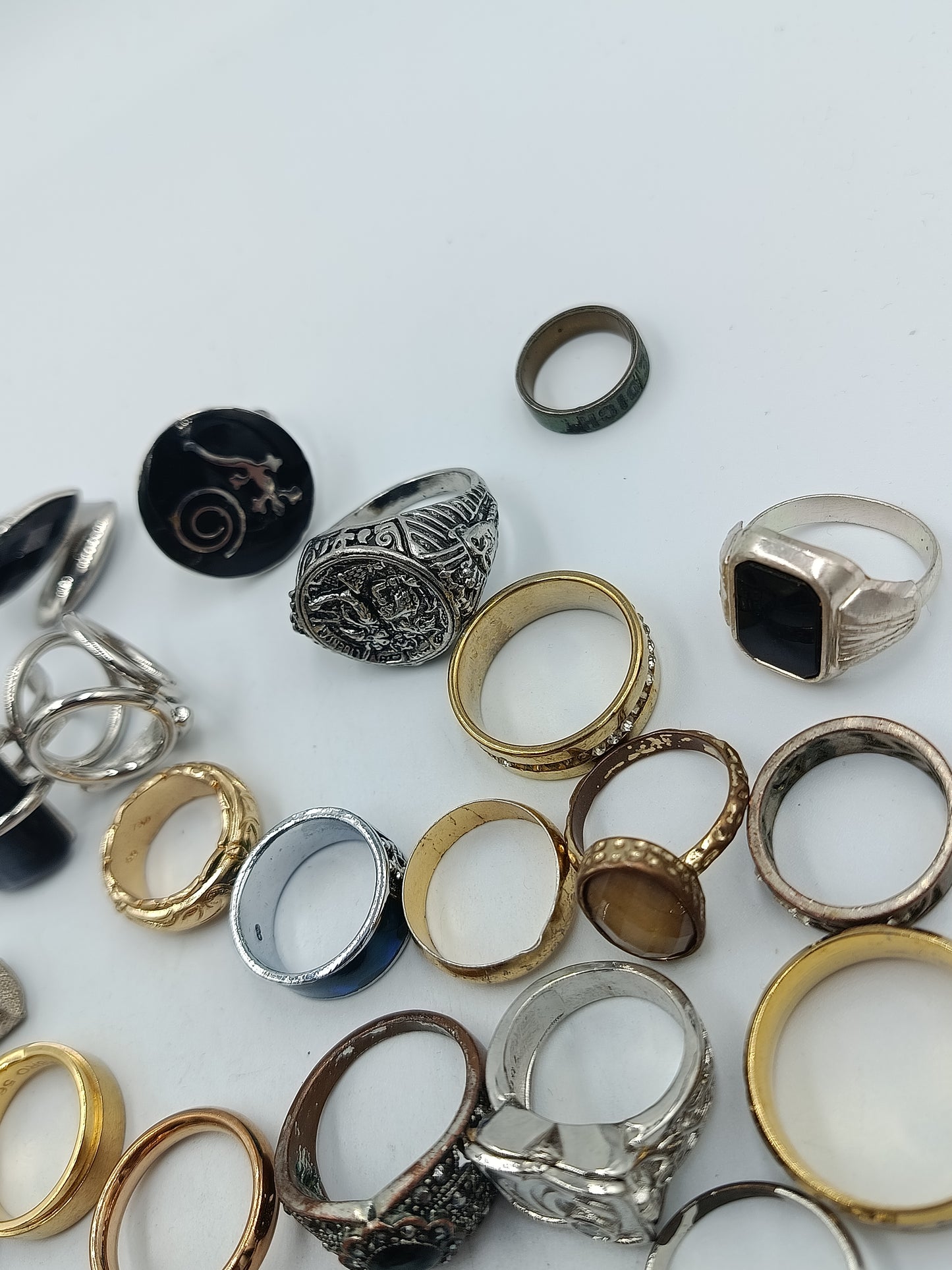 Großes Ringe Konvolut  Damenringe Modeschmuck Sammlung 215g