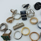 Großes Ringe Konvolut  Damenringe Modeschmuck Sammlung 215g