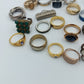Großes Ringe Konvolut  Damenringe Modeschmuck Sammlung 215g