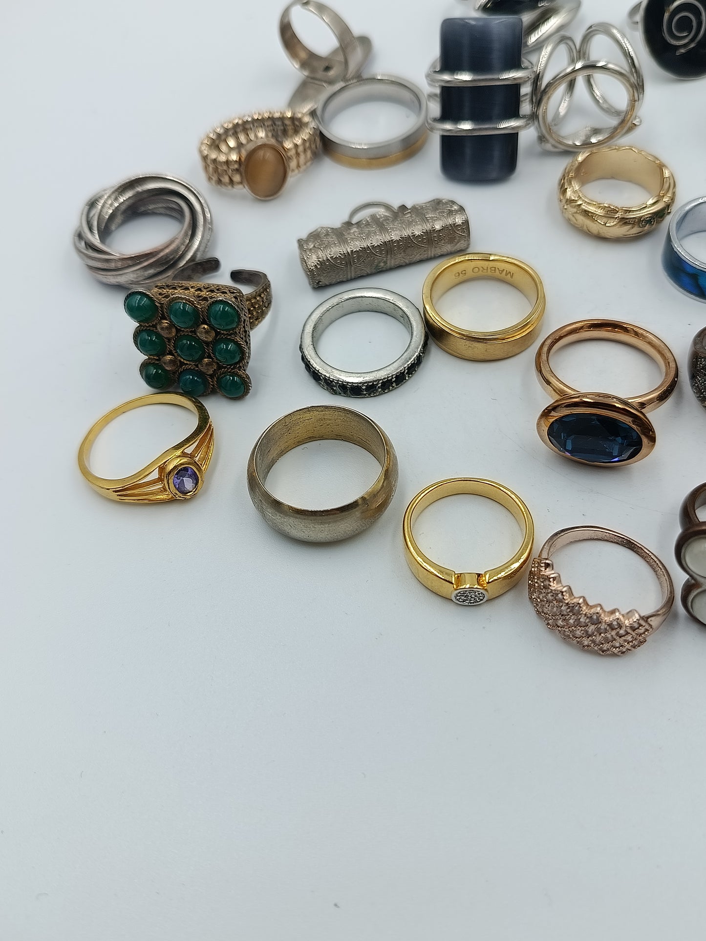 Großes Ringe Konvolut  Damenringe Modeschmuck Sammlung 215g