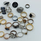 Großes Ringe Konvolut  Damenringe Modeschmuck Sammlung 215g