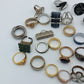 Großes Ringe Konvolut  Damenringe Modeschmuck Sammlung 215g
