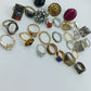 Großes Ringe Konvolut Damenringe Modeschmuck Sammlung ca 176g