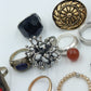Großes Ringe Konvolut Damenringe Modeschmuck Sammlung ca 176g