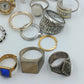 Großes Ringe Konvolut Damenringe Modeschmuck Sammlung ca 176g